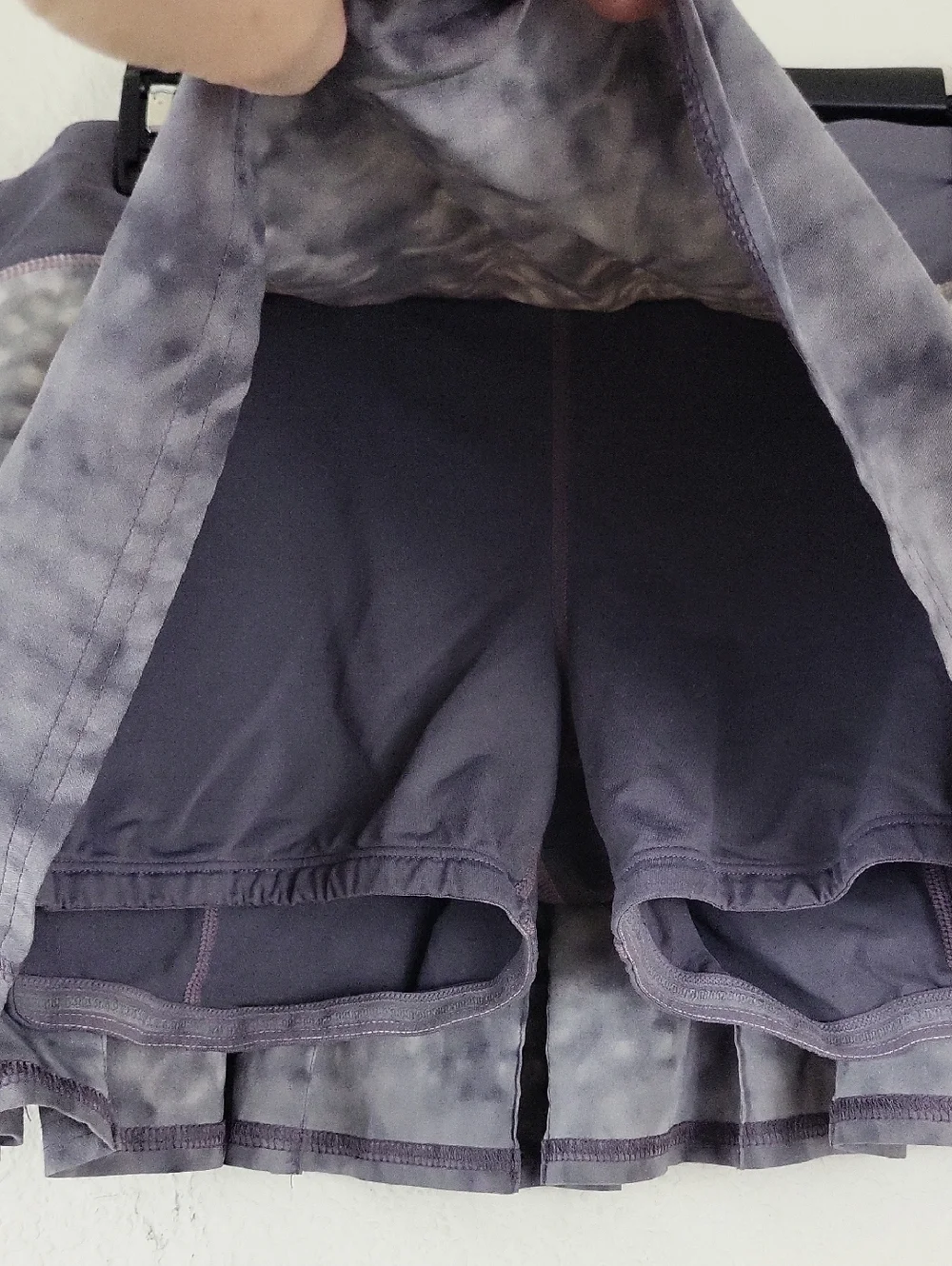Lululemon Run Speed Skirt Snowy Owl Gray Size 10